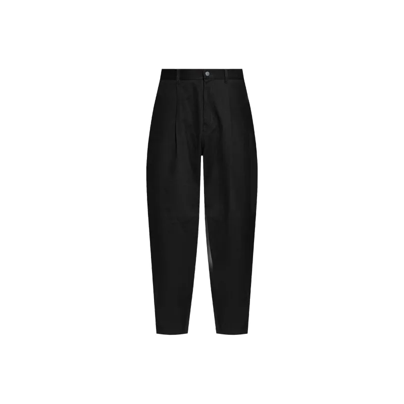 MOSCHINO Wide Leg Pleated Trousers-0