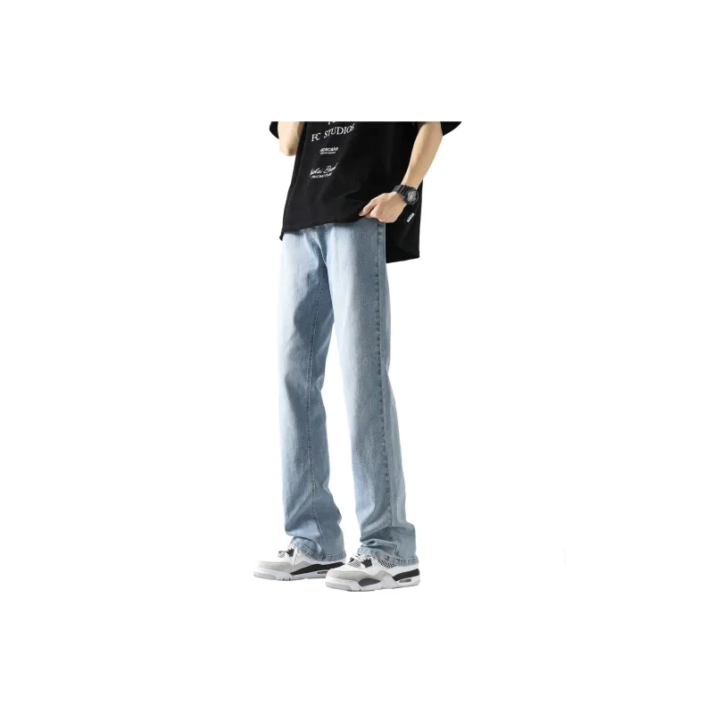 VIPGOOSE Jeans Unisex Classic Black-12