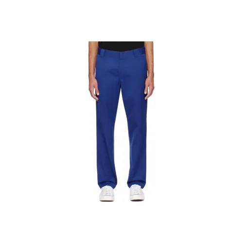 Printed Casual Pants Men's Blue