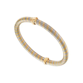 Cartier 1980s 18K Yellow Gold Two tone Choker Necklace