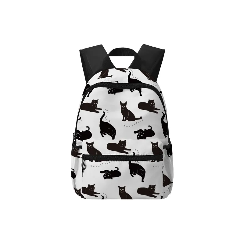 Soundbyte Polyester Backpack Unisex White-16