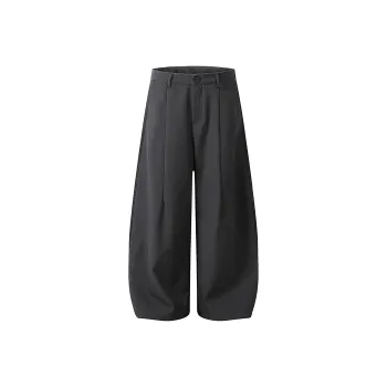 HEIYIXIANSHENG Suit Trouser Unisex Gray