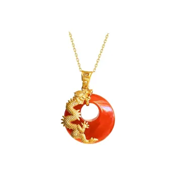 KOYOOME Natural Chalcedony Necklaces Unisex