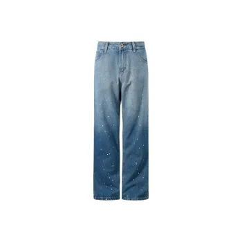 Yiwen Jeans Unisex Light Blue