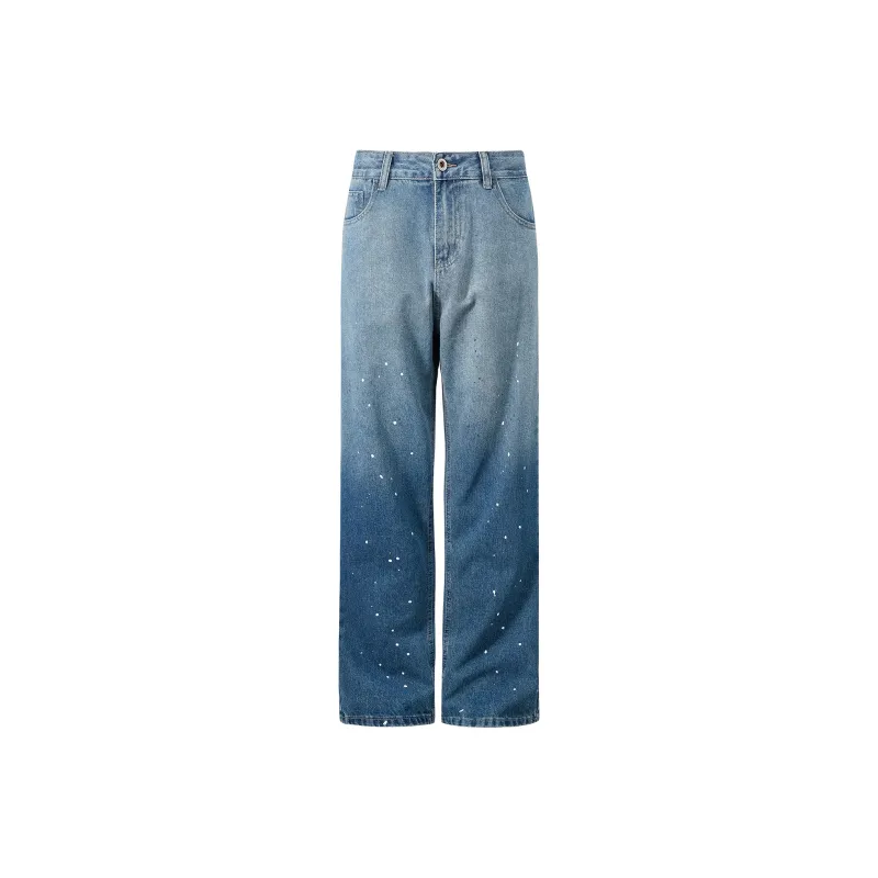 Yiwen Jeans Unisex Light Blue-0