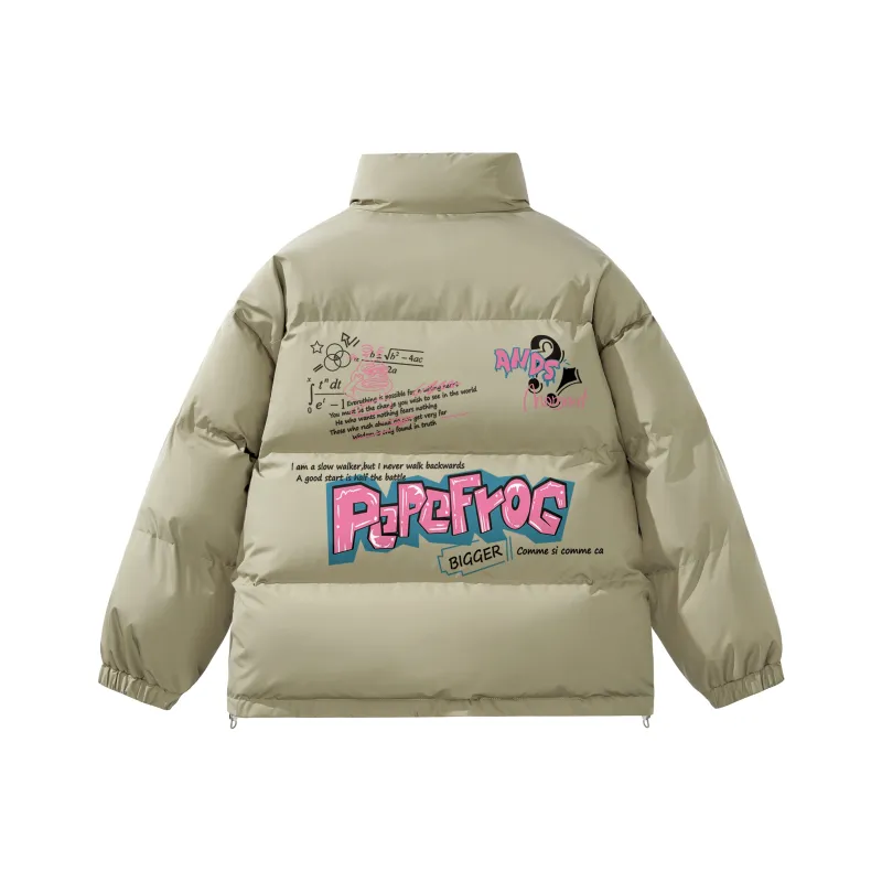 Pepe The Frog Puffer Jacket Unisex-10