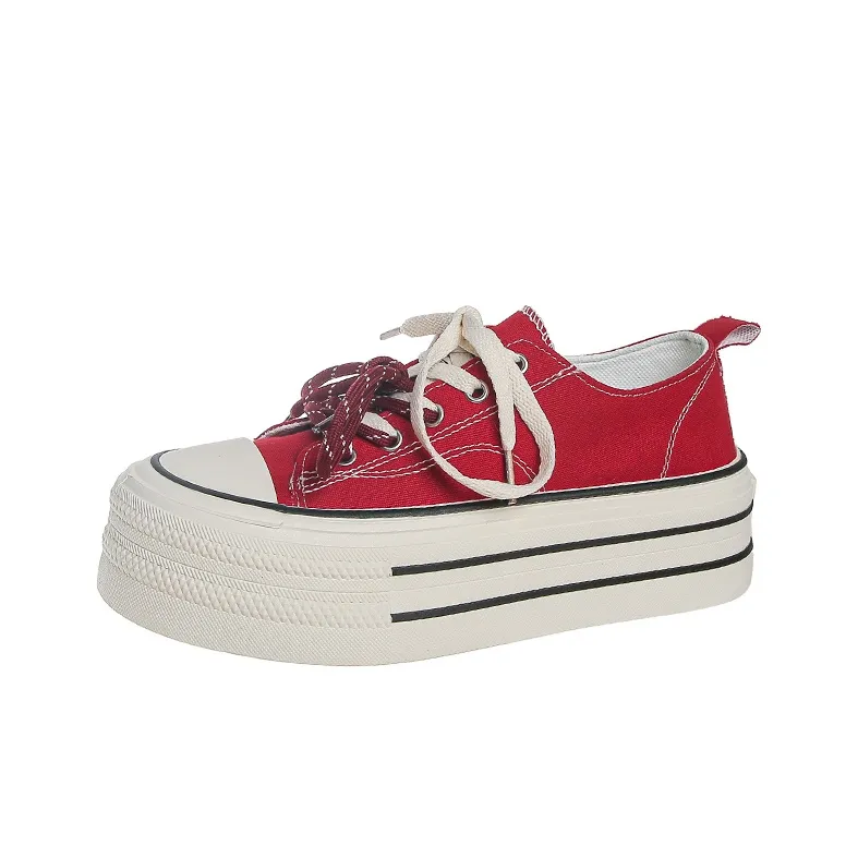 Puppytown Anti Slip Wear Resistant Low Top Skateboard Shoes Women's-11