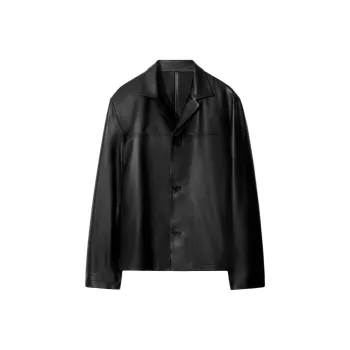 COS Leather Jackets Men Black