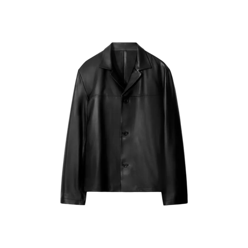 COS Leather Jackets Men Black-0