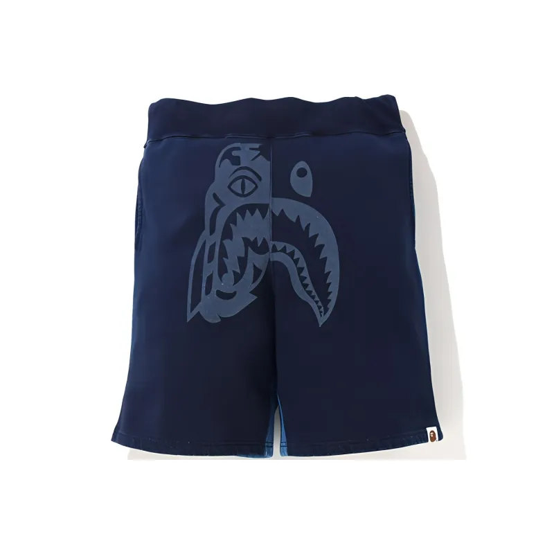 Bape Tiger Shark Sweatshort-0
