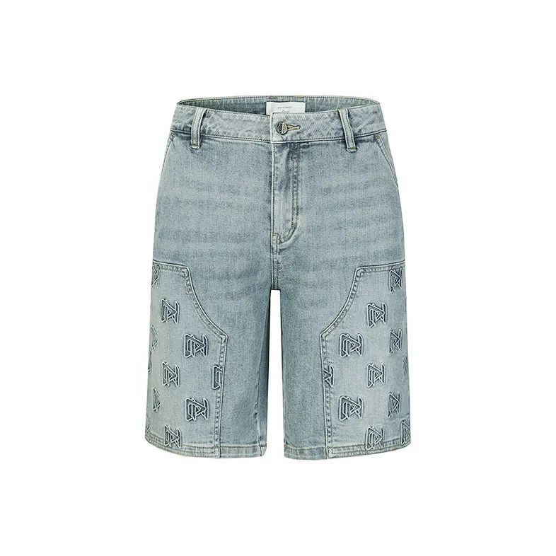 DAVID NAMAN Denim Shorts Men's Denim Blue-1
