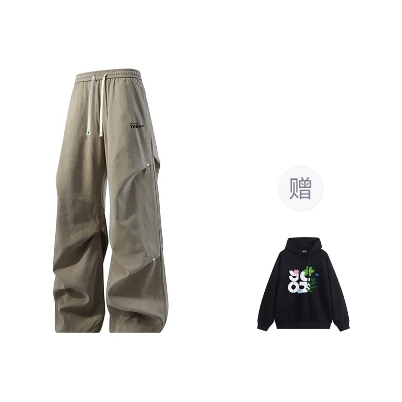YOSICIL Cargo Pants Unisex Tea Brown-12