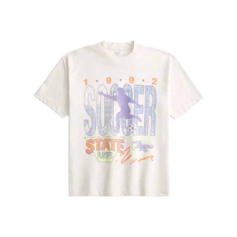 Hollister T Shirts Men White-0