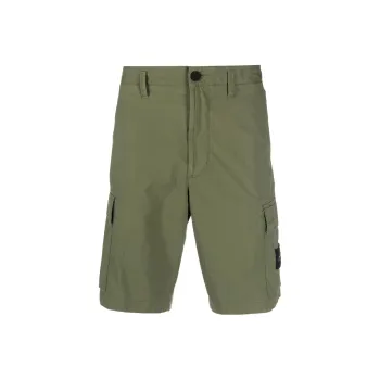 STONE ISLAND Cargo Shorts Men's Green