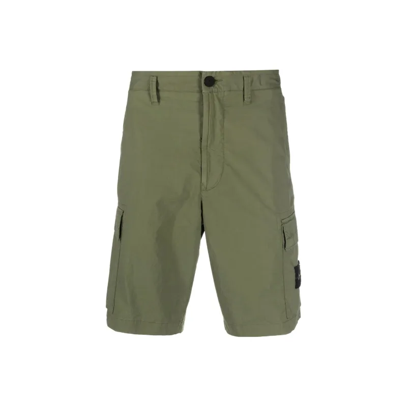 STONE ISLAND Cargo Shorts Men's Green-0