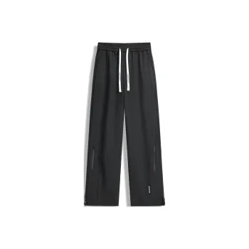 SOLIDITY Windbreaker Pants Unisex Black