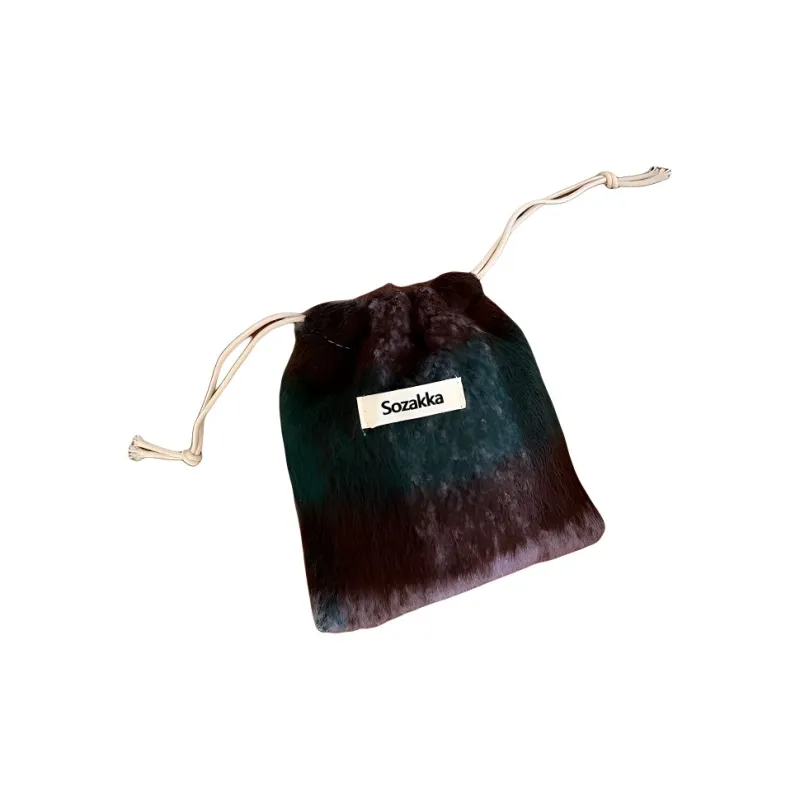 Sweet Pillow House Felt Storage On The Go Drawstring Multifunction Makeup Pouch-6