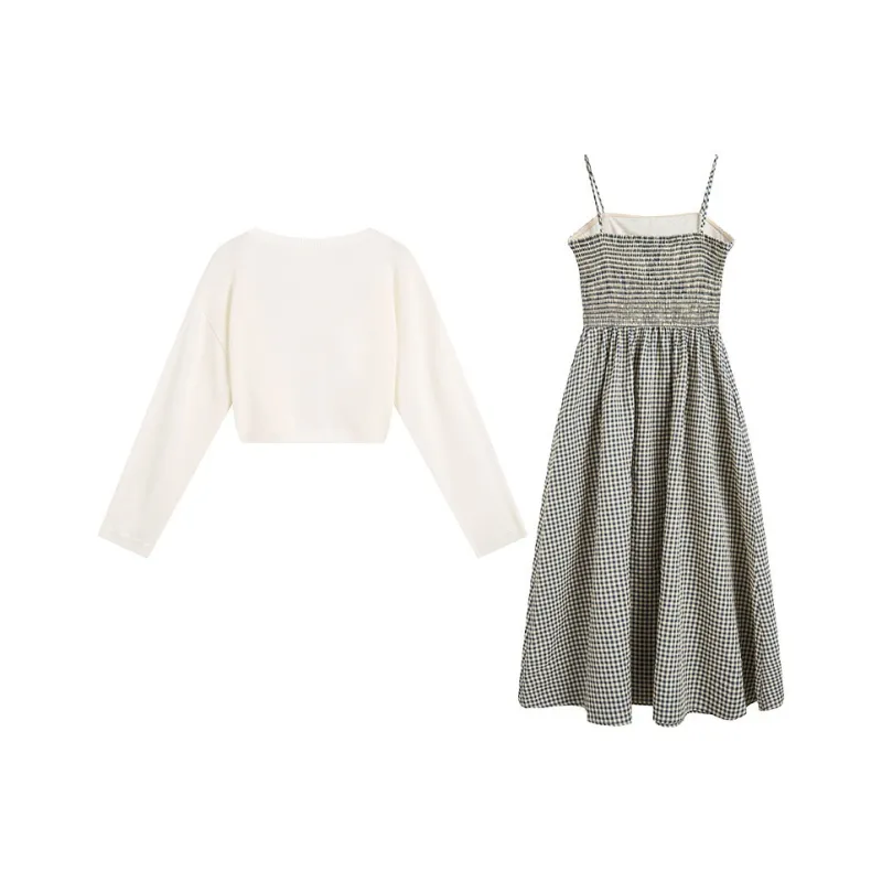 ZIHAN Two Piece Skirt Sets Women's-5