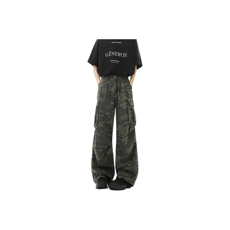 SOCKKEY Cargo Pants Unisex Camouflage-0