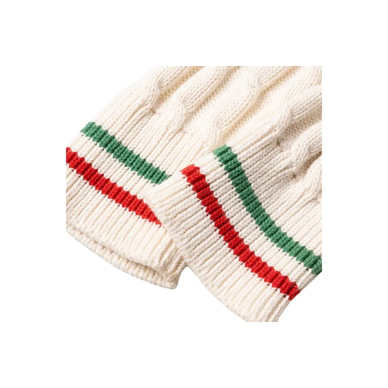 GUCCI SS22 Cashmere Sweater Men's Beige-4
