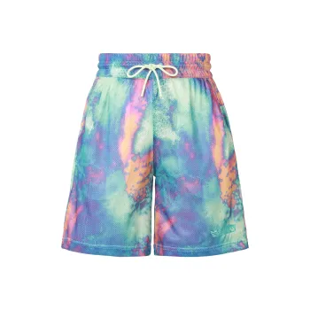 Adidas Originals Allover Print Mesh Shorts Casual Shorts Men's Multicolor