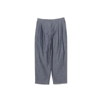 Beams Suit Trousers Men Blue