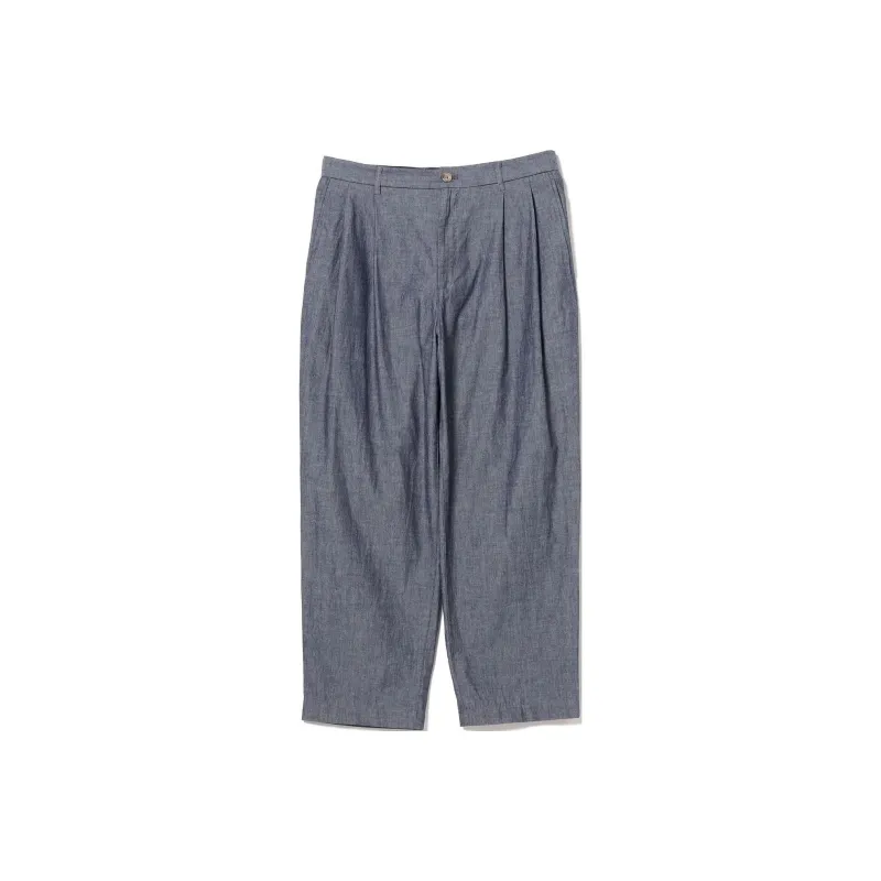 Beams Suit Trousers Men Blue-0