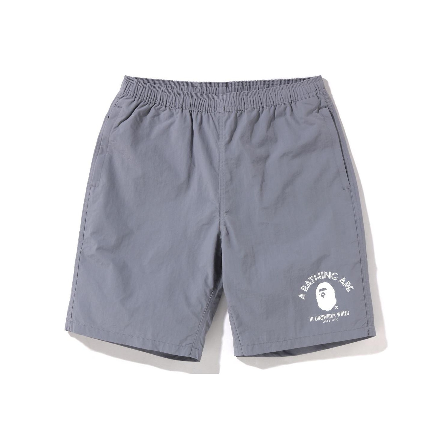 A BATHING APE Nylon Beach Shorts Navy Blue XL - POIZON