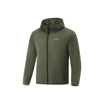 LiNing Trench Coat Men's Tea Green