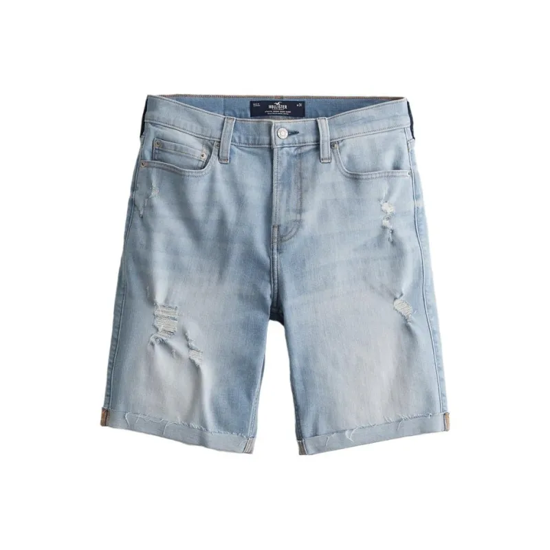 Hollister Denim Shorts Men Light Washed-0