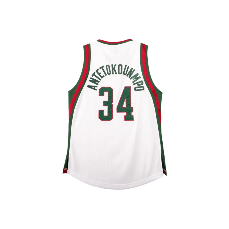 Mitchell & Ness SS23 Giannis Antetokounmpo HWC Basketball Jersey Unisex White-1