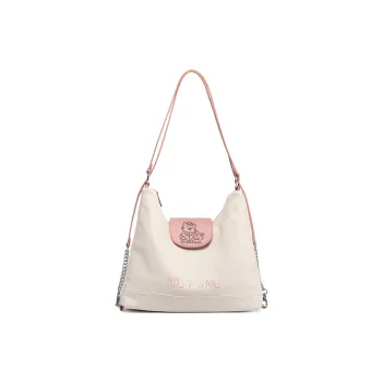 MISS GAIL Synthetic Leather Tote Bag, Shopping Bag, Shoulder Bag Women's Cross Grain White