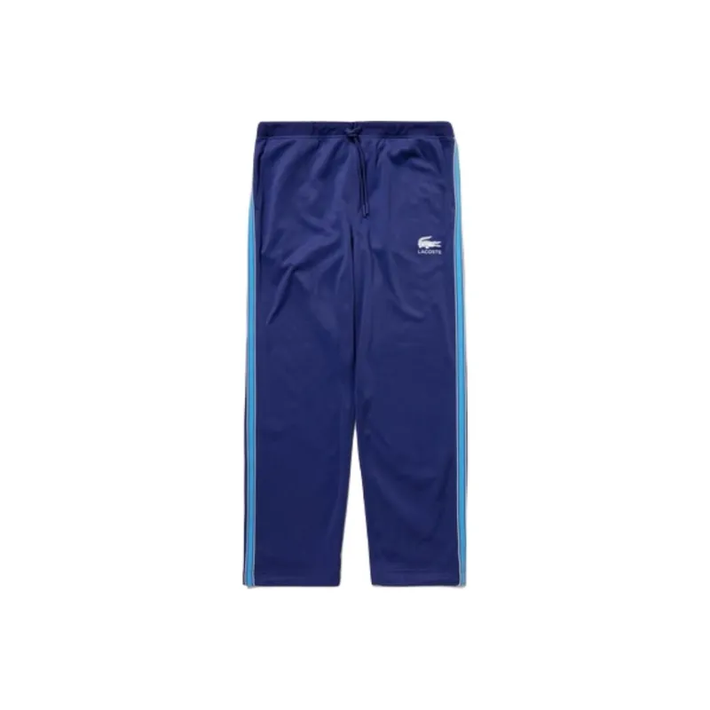LACOSTE Knitted Sports Pants Men's Blue-0