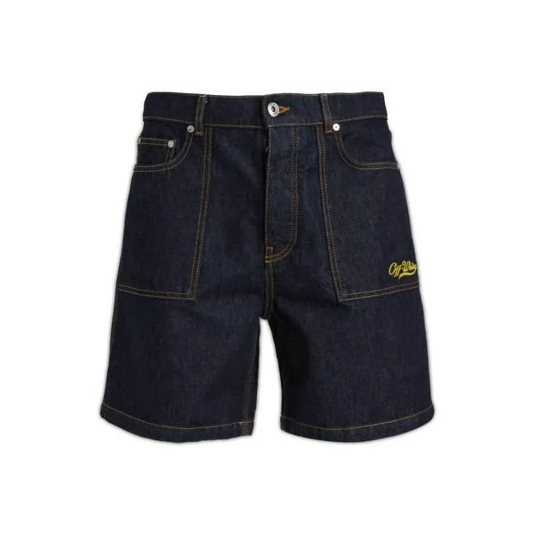 OFF WHITE Utility Denim Shorts-0