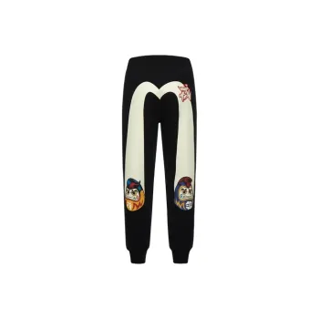 EVISU FW23 Casual Pants Men's Black