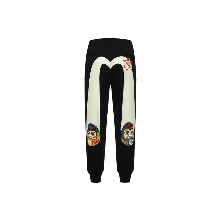 EVISU FW23 Casual Pants Men's Black-0