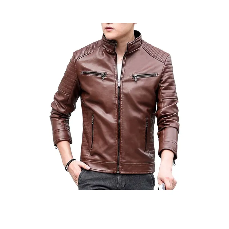 PIERRE CARDIN Leather Jacket Men's-2
