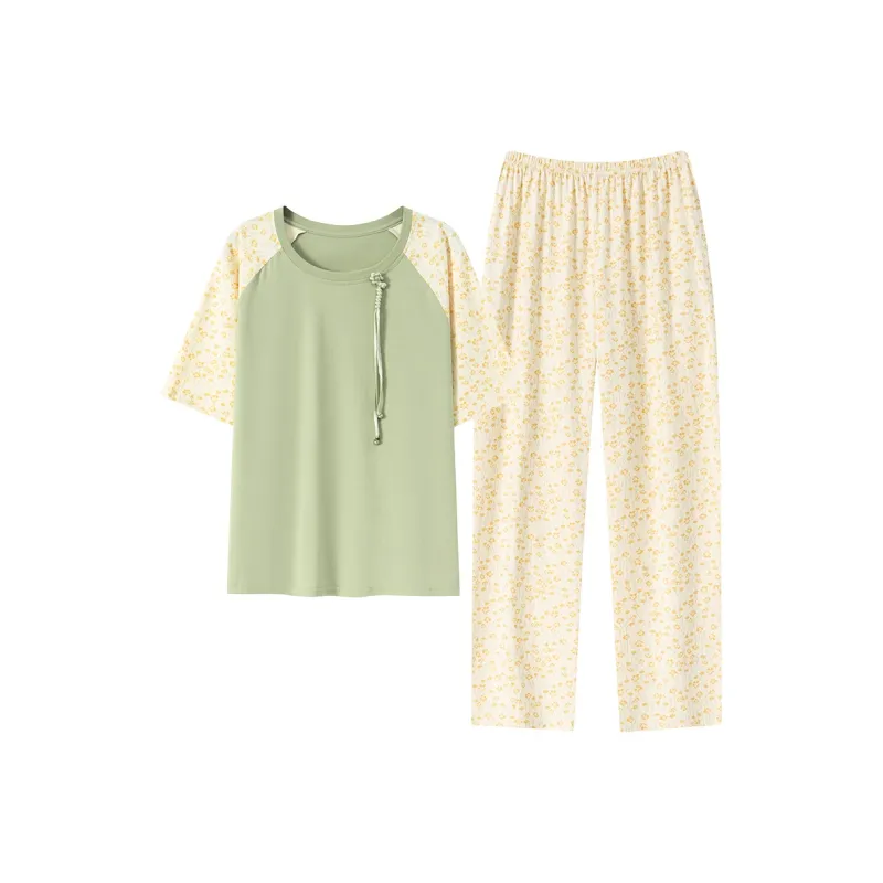 FENTENGCARE Pajama Set Women's Apricot-0