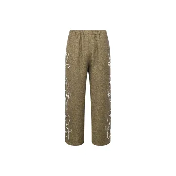BIRTH OF ROYAL CHILD Casual Pants Unisex Green