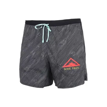 Nike Dri Fit Casual Shorts Men Black Red