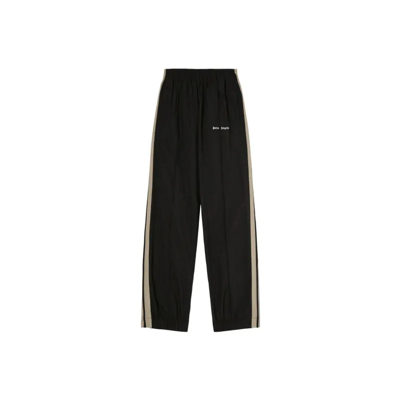 PALM ANGELS Logo Print Side Stripe Track Pants-0
