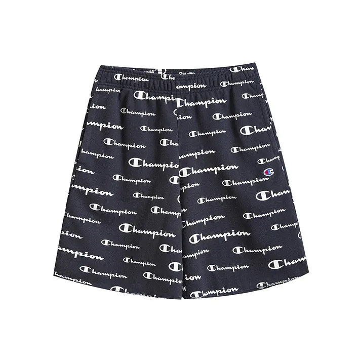 Champion Loose Fit Shorts US Version Unisex Navy Blue-0