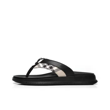 Mulinsen Rubber Sole Flip Flops Men's Black