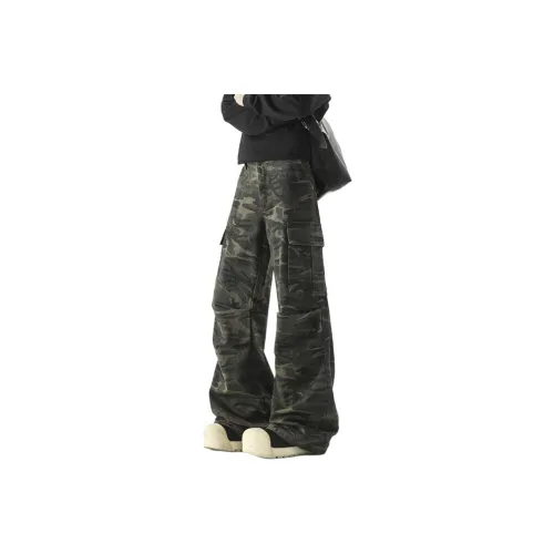 BENGEN Cargo Pants Unisex Camouflage