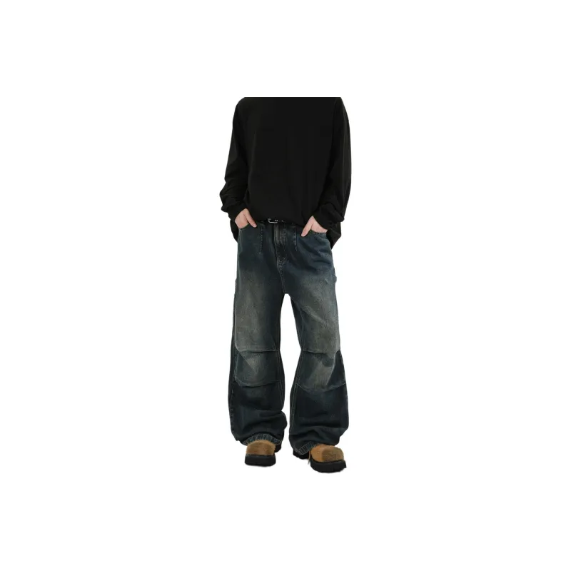 Pirkadat Jeans Unisex Vintage Black-3
