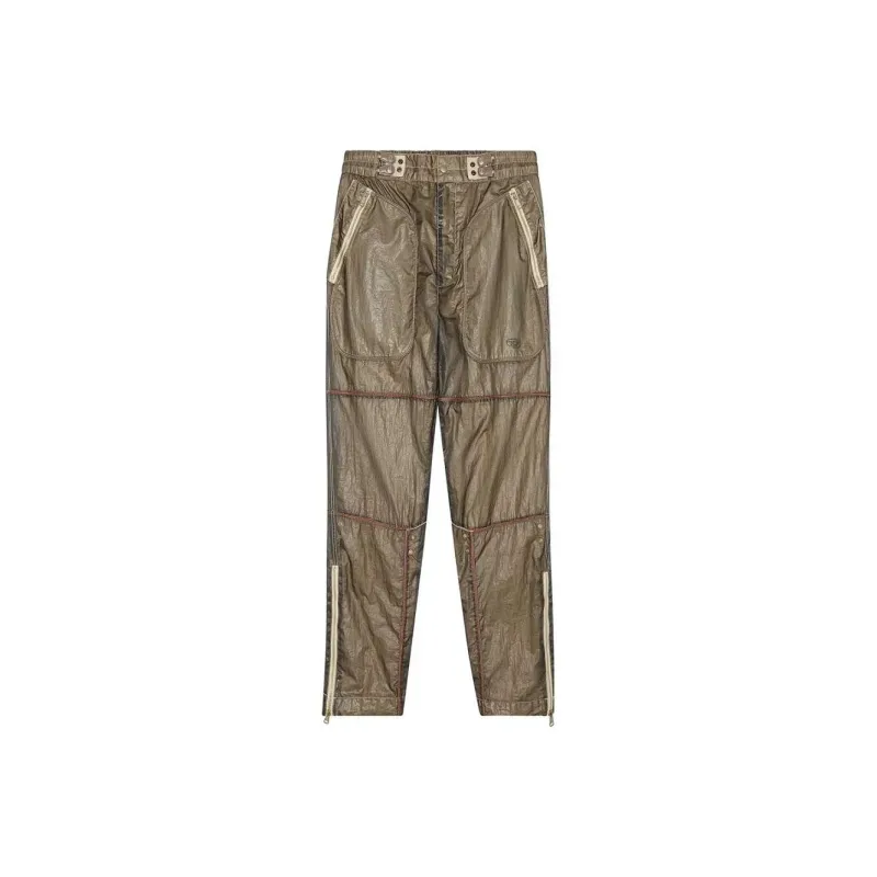 DIESEL Casual Pants Men's Gray Green-0