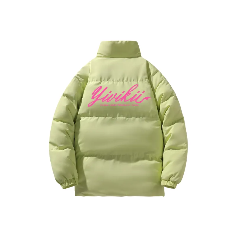 YIVIKII Puffer Jacket Unisex Phantom Black-4