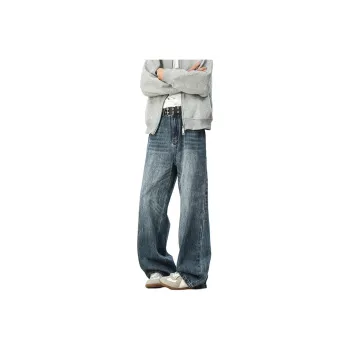 WHELVE Jeans Unisex Vintage Blue