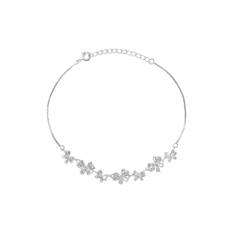 WANBAOYUANZHUBAO 925 Sterling Silver Bracelets Women's-0