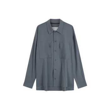 CALVIN KLEIN Shirt Men's PN6 Cloud Trace Gray